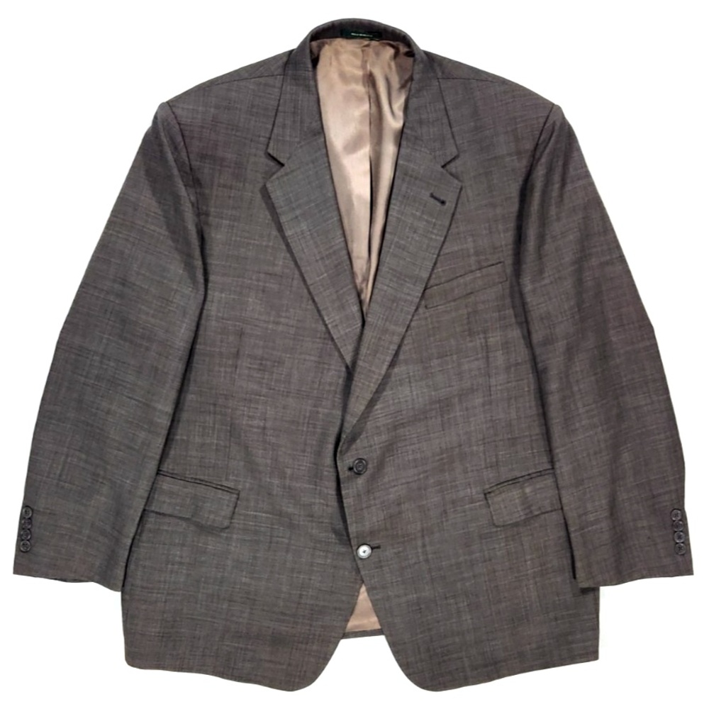 Palm Beach Mens Sport Coat 50R Worsted Wool Blazer Single Breasted Tailored Vtg